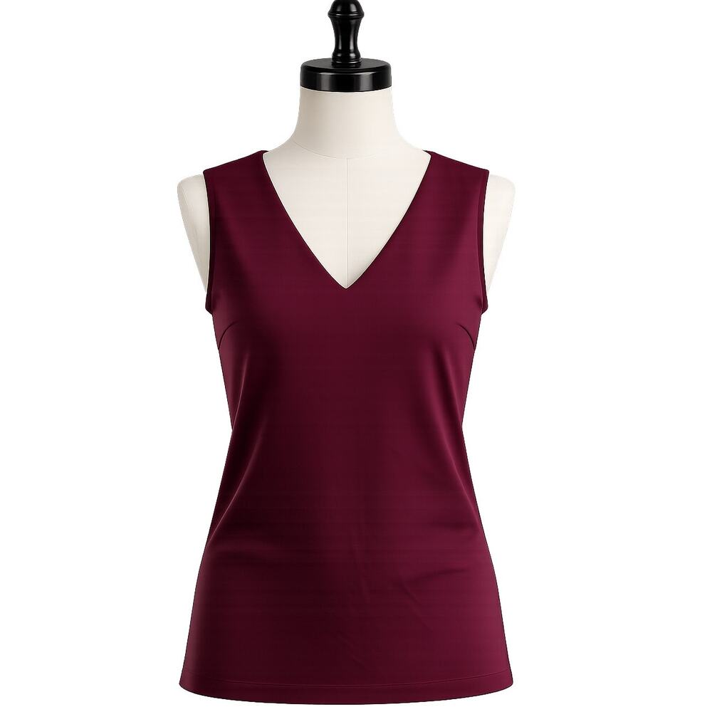 Commense Burgundy Twisted Back Sleeveless Tank Top - NWT - Size L